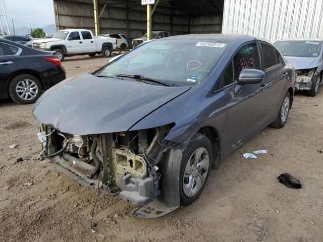 Photo 2 from auction – 2015 HONDA CIVIC LX with VIN 2HGFB2F51FH513525