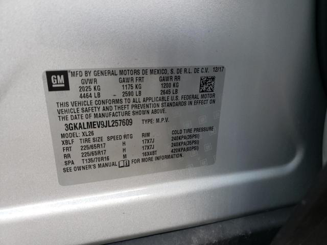 Photo 10 from auction – 2018 GMC TERRAIN SL with VIN 3GKALMEV9JL257609