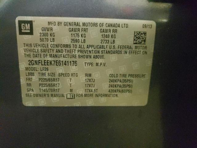 Photo 10 from auction – 2014 CHEVROLET EQUINOX LS with VIN 2GNFLEEK7E6141176