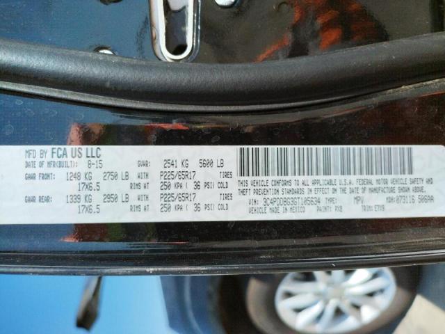 Photo 10 from auction – 2016 DODGE JOURNEY SX with VIN 3C4PDDBG3GT105634