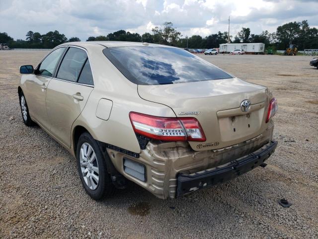 Photo 3 from auction – 2010 TOYOTA CAMRY BASE with VIN 4T1BF3EK0AU104478