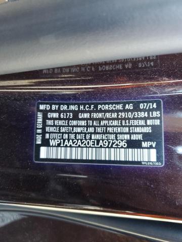 Photo 10 from auction – 2014 PORSCHE CAYENNE with VIN WP1AA2A20ELA97296