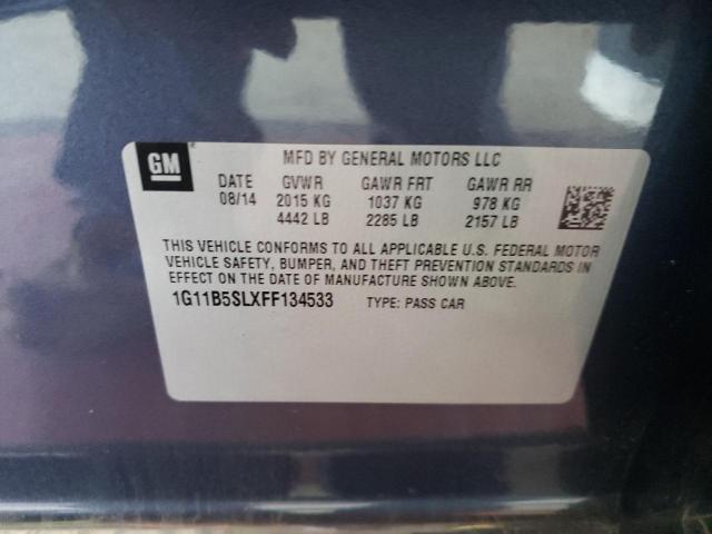Photo 10 from auction – 2015 CHEVROLET MALIBU LS with VIN 1G11B5SLXFF134533