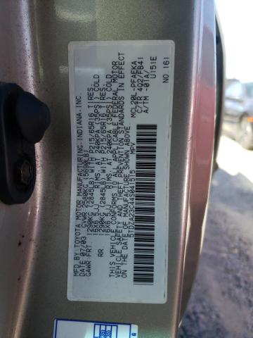 Photo 10 from auction – 2004 TOYOTA SIENNA CE with VIN 5TDZA23C44S041515