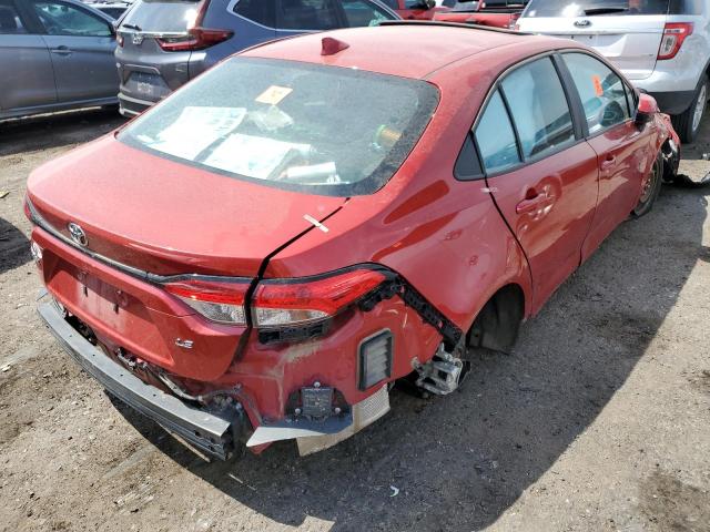 Photo 4 from auction – 2021 TOYOTA COROLLA LE with VIN 5YFHPMAE4MP197573