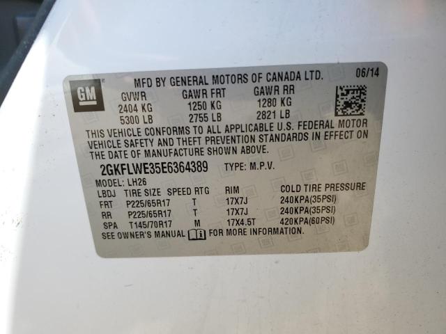Photo 10 from auction – 2014 GMC TERRAIN SL with VIN 2GKFLWE35E6364389