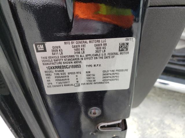 Photo 10 from auction – 2012 GMC ACADIA SLT with VIN 1GKKRRED5CJ169853