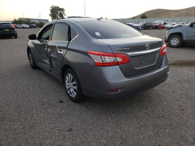 Photo 3 from auction – 2015 NISSAN SENTRA S with VIN 3N1AB7AP4FL655294