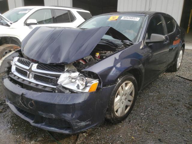 Photo 2 from auction – 2012 DODGE AVENGER SE with VIN 1C3CDZAB6CN198844