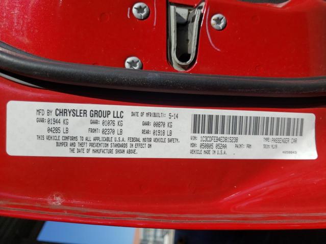 Photo 10 from auction – 2014 DODGE DART GT with VIN 1C3CDFEB4ED815238