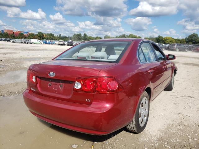 Photo 4 from auction – 2008 KIA OPTIMA LX with VIN KNAGE123785200382