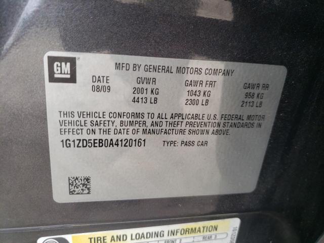 Photo 10 from auction – 2010 CHEVROLET MALIBU 2LT with VIN 1G1ZD5EB0A4120161