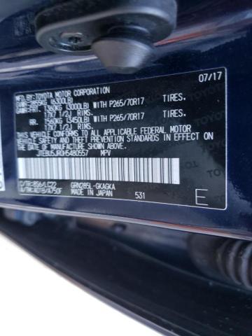 Photo 10 from auction – 2017 TOYOTA 4RUNNER SR with VIN JTEBU5JR0H5480557