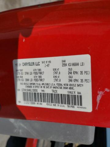Photo 10 from auction – 2008 DODGE RAM 1500 S with VIN 1D7HA16N08J158391