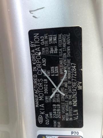 Photo 10 from auction – 2014 KIA SOUL with VIN KNDJN2A26E7722847