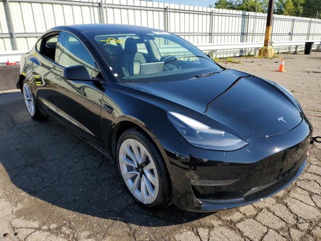 TESLA MODEL 3 2022 with VIN 5YJ3E1EA2NF185666 - Photo from auction