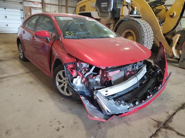 TOYOTA COROLLA LE 2020 with VIN 5YFEPRAE3LP076645 - Photo from auction