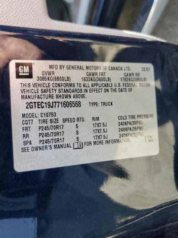 Photo 10 from auction – 2007 GMC NEW SIERRA with VIN 2GTEC19J771606568