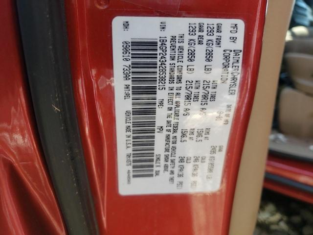 Photo 10 from auction – 2002 DODGE GRAND CARA with VIN 1B4GP24342B538215