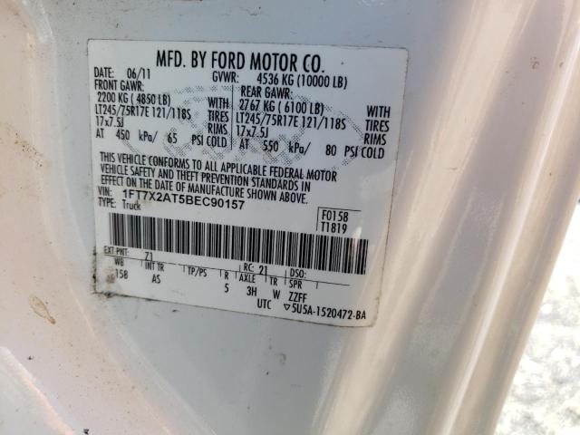 Photo 10 from auction – 2011 FORD F250 SUPER with VIN 1FT7X2AT5BEC90157