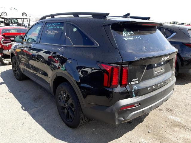 Photo 3 from auction – 2022 KIA SORENTO S with VIN 5XYRLDLC9NG080251