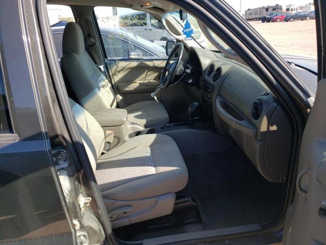 Photo 5 from auction – 2005 JEEP LIBERTY SP with VIN 1J4GL48K45W592245