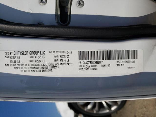 Photo 10 from auction – 2014 CHRYSLER 300 S with VIN 2C3CCABG6EH222067