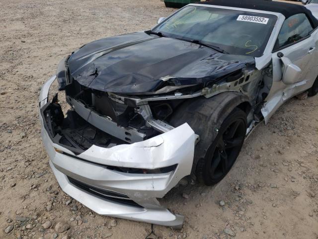 Photo 9 from auction – 2017 CHEVROLET CAMARO LT with VIN 1G1FB3DSXH0115274