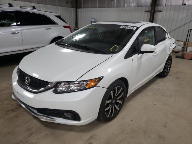 Photo 2 from auction – 2015 HONDA CIVIC EXL with VIN 19XFB2F92FE238423