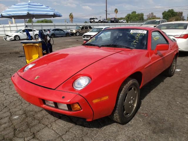 Photo 2 from auction – 1984 PORSCHE 928 S with VIN WP0JB0923ES862692
