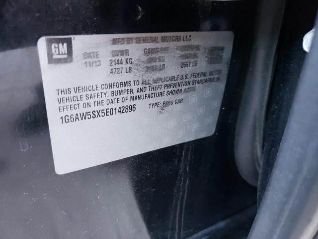 Photo 10 from auction – 2014 CADILLAC CTS with VIN 1G6AW5SX5E0142896