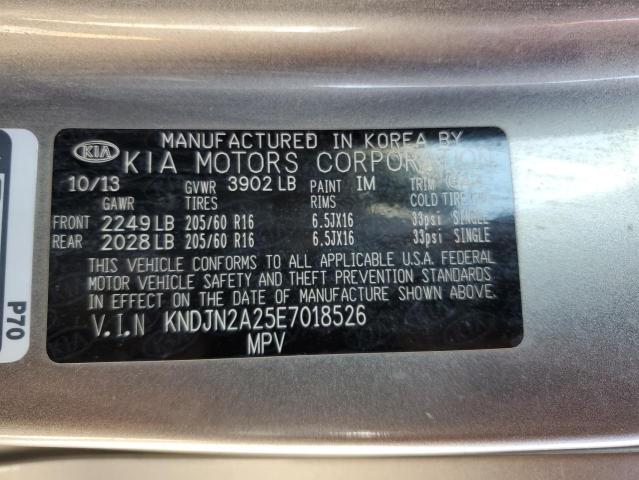 Photo 10 from auction – 2014 KIA SOUL with VIN KNDJN2A25E7018526