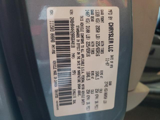 Photo 10 from auction – 2008 CHRYSLER TOWN & COU with VIN 2A8HR44H28R664018