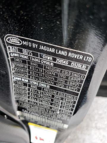 Photo 10 from auction – 2016 LAND ROVER DISCOVERY with VIN SALCR2BG0GH552269