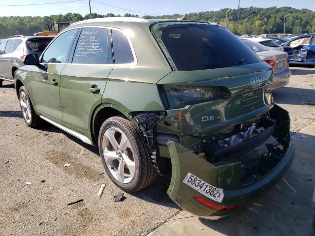 Photo 3 from auction – 2022 AUDI Q5 PREMIUM with VIN WA1EAAFYXN2042509