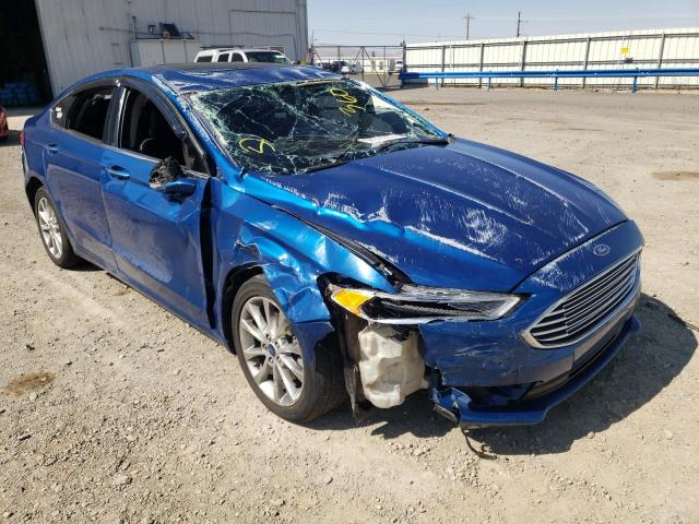 Photo 1 from auction – 2017 FORD FUSION SE with VIN 3FA6P0HD6HR129861