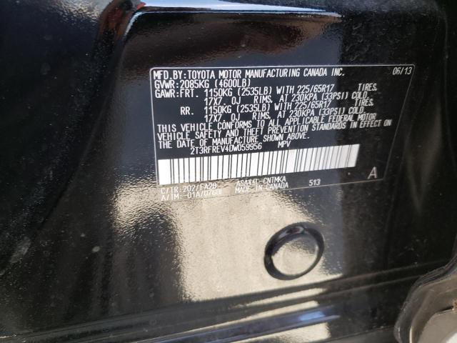 Photo 10 from auction – 2013 TOYOTA RAV4 XLE with VIN 2T3RFREV4DW059956