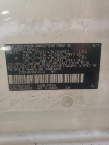 Photo 10 from auction – 2011 TOYOTA RAV4 with VIN 2T3BF4DVXBW145534