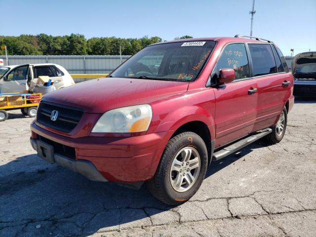 Photo 2 from auction – 2005 HONDA PILOT EXL with VIN 5FNYF18605B012867