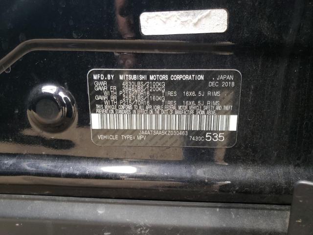 Photo 10 from auction – 2019 MITSUBISHI ECLIPSE CR with VIN JA4AT3AA5KZ030463