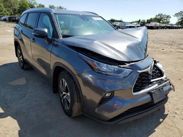 TOYOTA HIGHLANDER 2020 with VIN 5TDHZRBH9LS037422 - Photo from auction