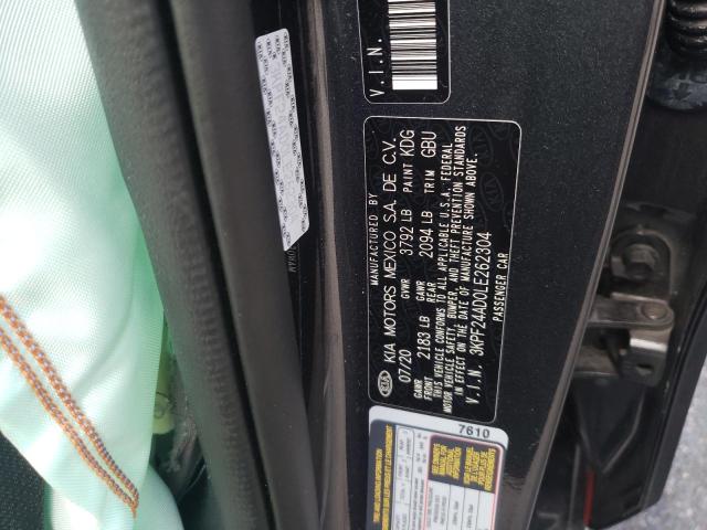Photo 10 from auction – 2020 KIA FORTE FE with VIN 3KPF24AD0LE262304