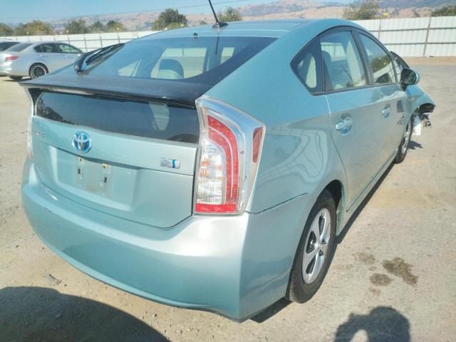Photo 4 from auction – 2012 TOYOTA PRIUS with VIN JTDKN3DU4C1523948