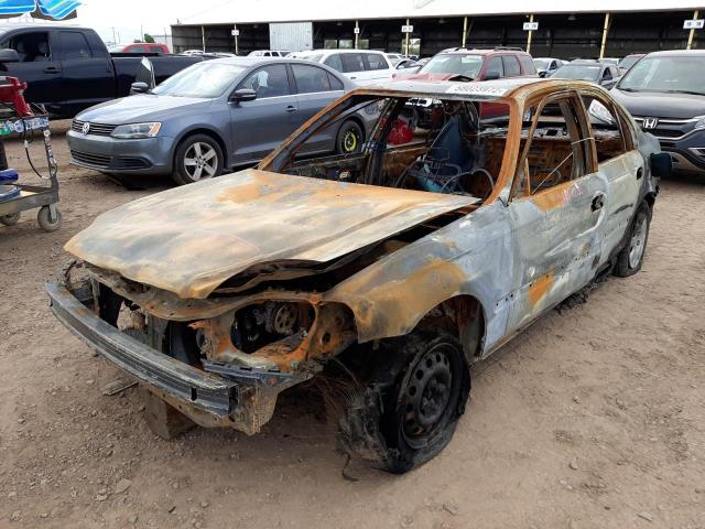 Photo 2 from auction – 2000 HONDA CIVIC BASE with VIN 2HGEJ6615YH528597