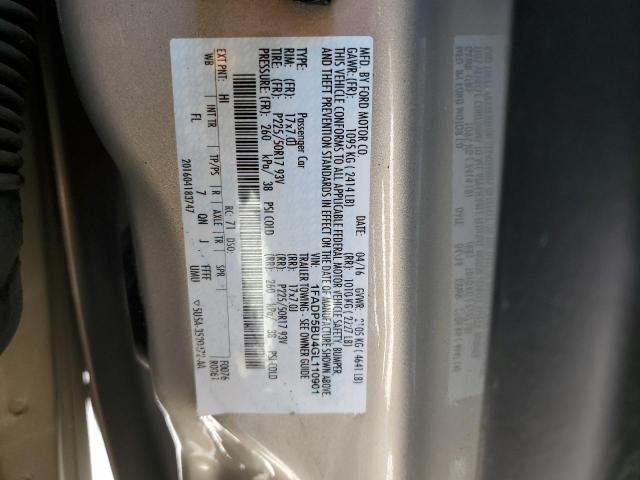 Photo 10 from auction – 2016 FORD C-MAX SEL with VIN 1FADP5BU4GL110901