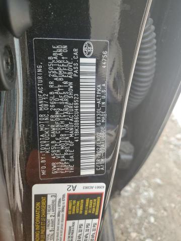 Photo 10 from auction – 2012 TOYOTA AVALON BAS with VIN 4T1BK3DB6CU469523