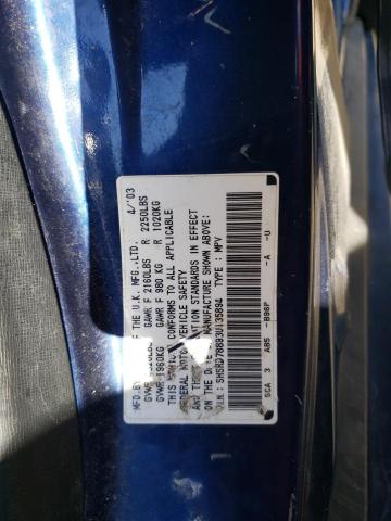 Photo 10 from auction – 2003 HONDA CR-V EX with VIN SHSRD78893U135894