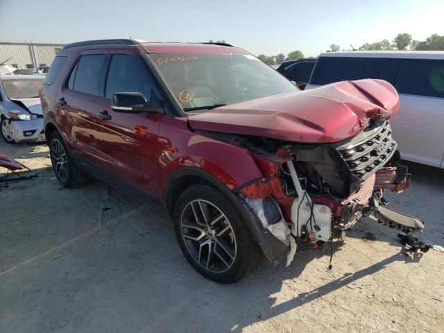 FORD EXPLORER S 2016 with VIN 1FM5K8GT7GGD26924 - Photo from auction