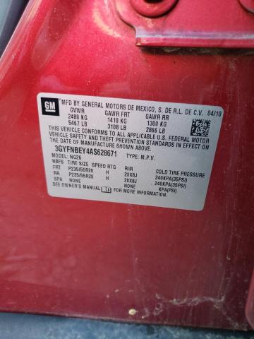 Photo 10 from auction – 2010 CADILLAC SRX PERFOR with VIN 3GYFNBEY4AS628671