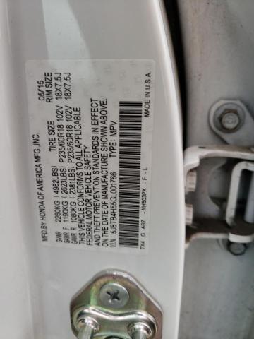 Photo 10 from auction – 2016 ACURA RDX TECHNO with VIN 5J8TB4H55GL001766